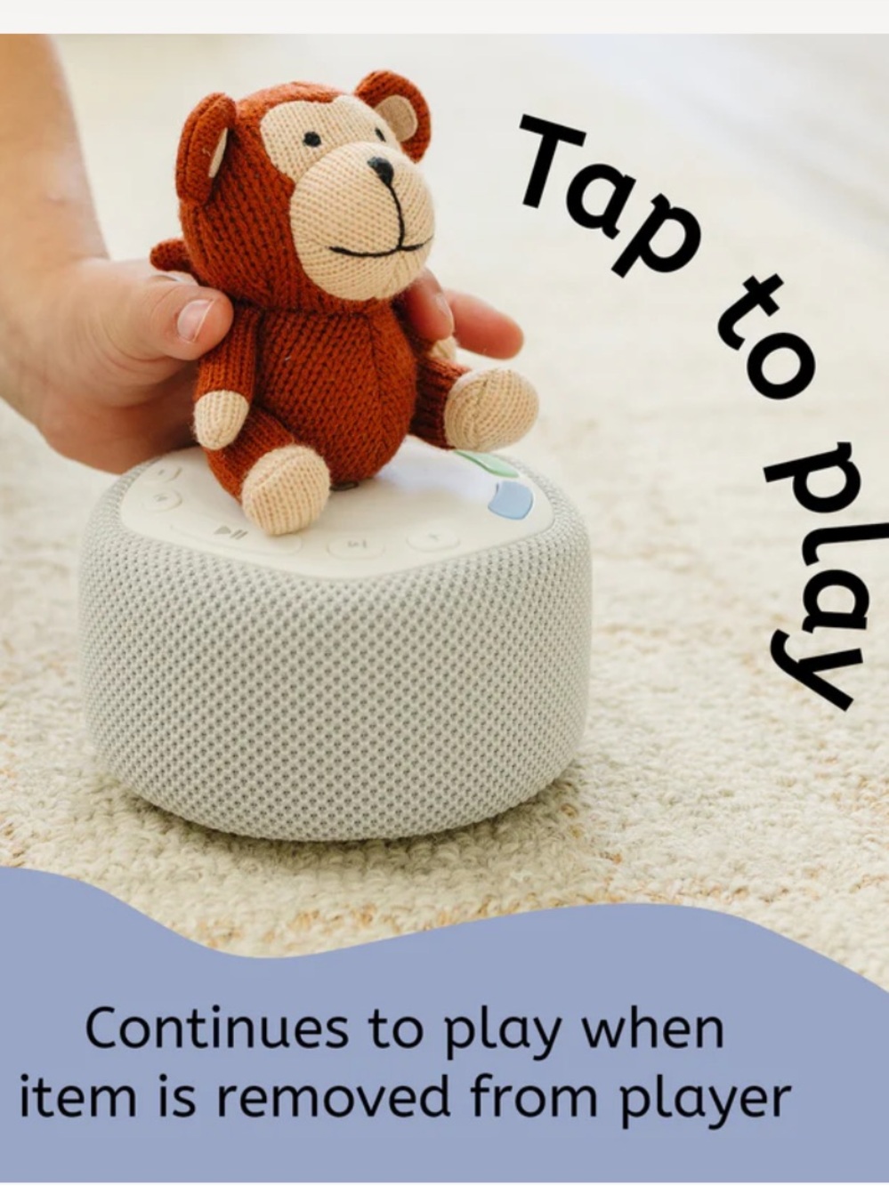Storypod Player model: P0001 Baby Toddler storyteller yellow & purple sleeve